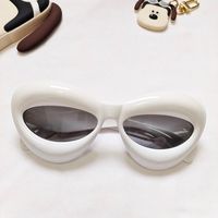 Fashion Geometric Pc Uv400 Resin Toad Glasses Full Frame Kids Sunglasses sku image 1