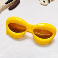 Fashion Geometric Pc Uv400 Resin Toad Glasses Full Frame Kids Sunglasses sku image 7
