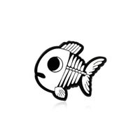 Cartoon-stil Meerjungfrau Fisch Legierung Emaille Unisex Broschen sku image 2