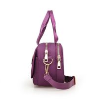 Femmes Moyen Toutes Les Saisons Nylon Bande Forme De Cœur Couleur Unie Mode Carré Fermeture Éclair Sac À Main main image 5