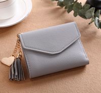 Women's Solid Color Pu Leather Magnetic Buckle Wallets sku image 1