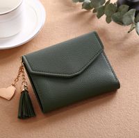 Women's Solid Color Pu Leather Magnetic Buckle Wallets sku image 5