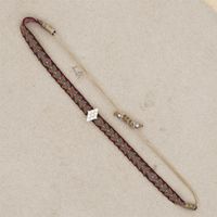 1 Piece Casual Letter Silk Thread Knitting Artificial Rhinestones Women's Bracelets sku image 9