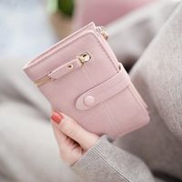 Women's Solid Color Pu Leather Hook Loop Wallets main image 2