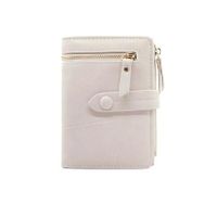 Women's Solid Color Pu Leather Hook Loop Wallets main image 3