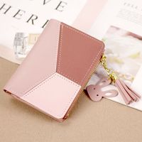 Women's Color Block Pu Leather Magnetic Buckle Wallets main image 4