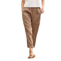Women's Street Casual Solid Color Full Length Casual Pants Straight Pants main image 4