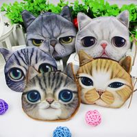 Unisex Animal Polyester Zipper Coin Purses main image 4