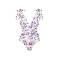 Women's Fashion Ditsy Floral Backless One Piece main image 3