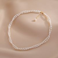 Süss Geometrisch Gemischte Materialien Irregulär Überzug Künstliche Perlen Halskette 1 Stück sku image 17