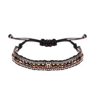 Ethnic Style Round Artificial Crystal Polyester Metal Wholesale Bracelets main image 3
