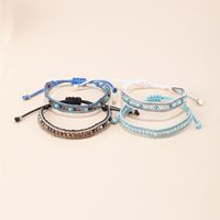 Ethnic Style Round Artificial Crystal Polyester Metal Wholesale Bracelets main image 2