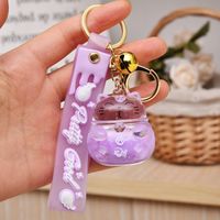 1 Piece Cute Cat Arylic Women's Bag Pendant Keychain sku image 2