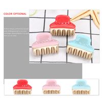 Retro Solid Color Acetic Acid Sheets Rhinestone Hair Claws main image 1