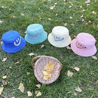 Children Unisex Cute Smiley Face Printing Bucket Hat main image 5