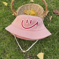 Children Unisex Cute Smiley Face Printing Bucket Hat sku image 7