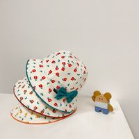 Filles Mode Fleur Impression Chapeau Seau main image 4