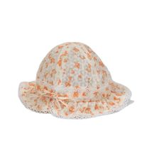 Baby Girl's Sweet Flower Lace Bucket Hat main image 4