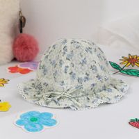 Baby Girl's Sweet Flower Lace Bucket Hat sku image 4