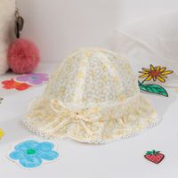 Baby Girl's Sweet Flower Lace Bucket Hat sku image 1