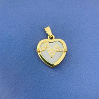Simple Style Swan Heart Shape Butterfly Copper Irregular Rhinestones Opal Pendant Necklace sku image 81