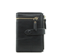 Women's Solid Color Pu Leather Hook Loop Wallets main image 4