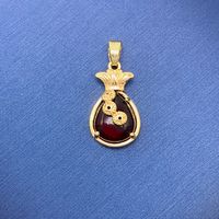 Simple Style Swan Heart Shape Butterfly Copper Irregular Rhinestones Opal Pendant Necklace sku image 34