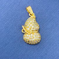 Simple Style Swan Heart Shape Butterfly Copper Irregular Rhinestones Opal Pendant Necklace sku image 148