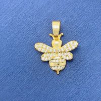 Simple Style Swan Heart Shape Butterfly Copper Irregular Rhinestones Opal Pendant Necklace sku image 102
