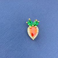 Simple Style Swan Heart Shape Butterfly Copper Irregular Rhinestones Opal Pendant Necklace sku image 92