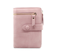 Women's Solid Color Pu Leather Hook Loop Wallets main image 6