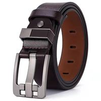 Simple Style Solid Color Alloy Leather Leather Belts sku image 6