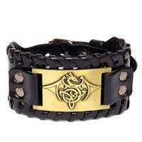 Mode Dragon Faux Cuir Alliage Alliage Unisexe Bracelet main image 4