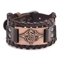 Mode Dragon Faux Cuir Alliage Alliage Unisexe Bracelet sku image 4