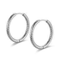 Simple Style U Shape Titanium Steel Polishing Earrings 1 Pair sku image 7