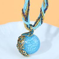 1 Piece Retro Geometric Alloy Resin Women's Necklace sku image 1