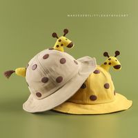 Children Unisex Cute Giraffe Bucket Hat main image 1