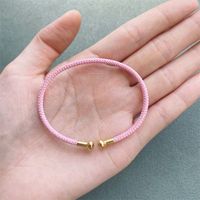 Simple Style C Shape Metal Plating Women's Bangle sku image 2