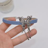 1 Piece Cool Style Butterfly Alloy Cloth Plating Women's Choker main image 5
