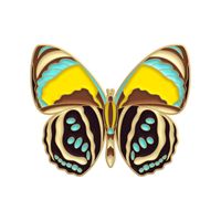 Simple Style Butterfly Alloy Plating Women's Brooches sku image 4
