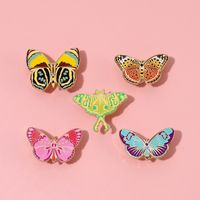 Einfacher Stil Schmetterling Legierung Überzug Frau Broschen main image 6