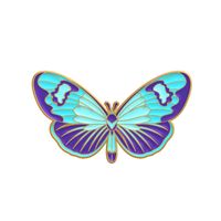 Mode Papillon Alliage Placage Unisexe Broches sku image 4