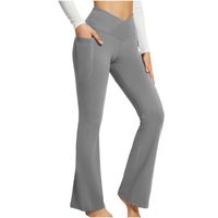 Simple Style Solid Color Cotton Pocket Active Bottoms Leggings main image 3