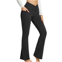 Simple Style Solid Color Cotton Pocket Active Bottoms Leggings main image 2