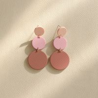 1 Pair Fashion Round Spot Watermelon Arylic Women's Drop Earrings main image 4