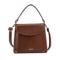 Women's Small Pu Leather Solid Color Streetwear Square Magnetic Buckle Shoulder Bag Crossbody Bag Square Bag main image 3