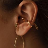 1 Piece Fashion Irregular Geometric Metal Women's Ear Clips main image 6