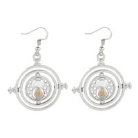 1 Pair Fashion Hourglass Metal Patchwork Women's Chandelier Earrings sku image 2