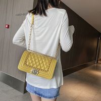 Women's Large Pu Leather Solid Color Streetwear Square Flip Cover Crossbody Bag main image 5