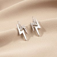 1 Set 1 Pair Fashion Leaf Star Snowflake Alloy Pearl Plating Inlay Zircon Women's Drop Earrings main image 4